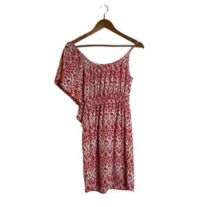 Soprano patterned one shoulder dress. Size small